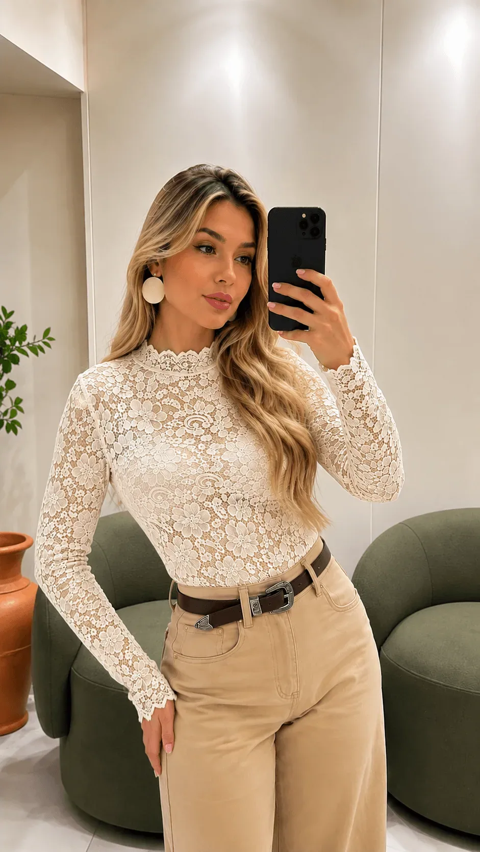 Tule Flor — Off White — Leev Store atacado Brás — foto 2